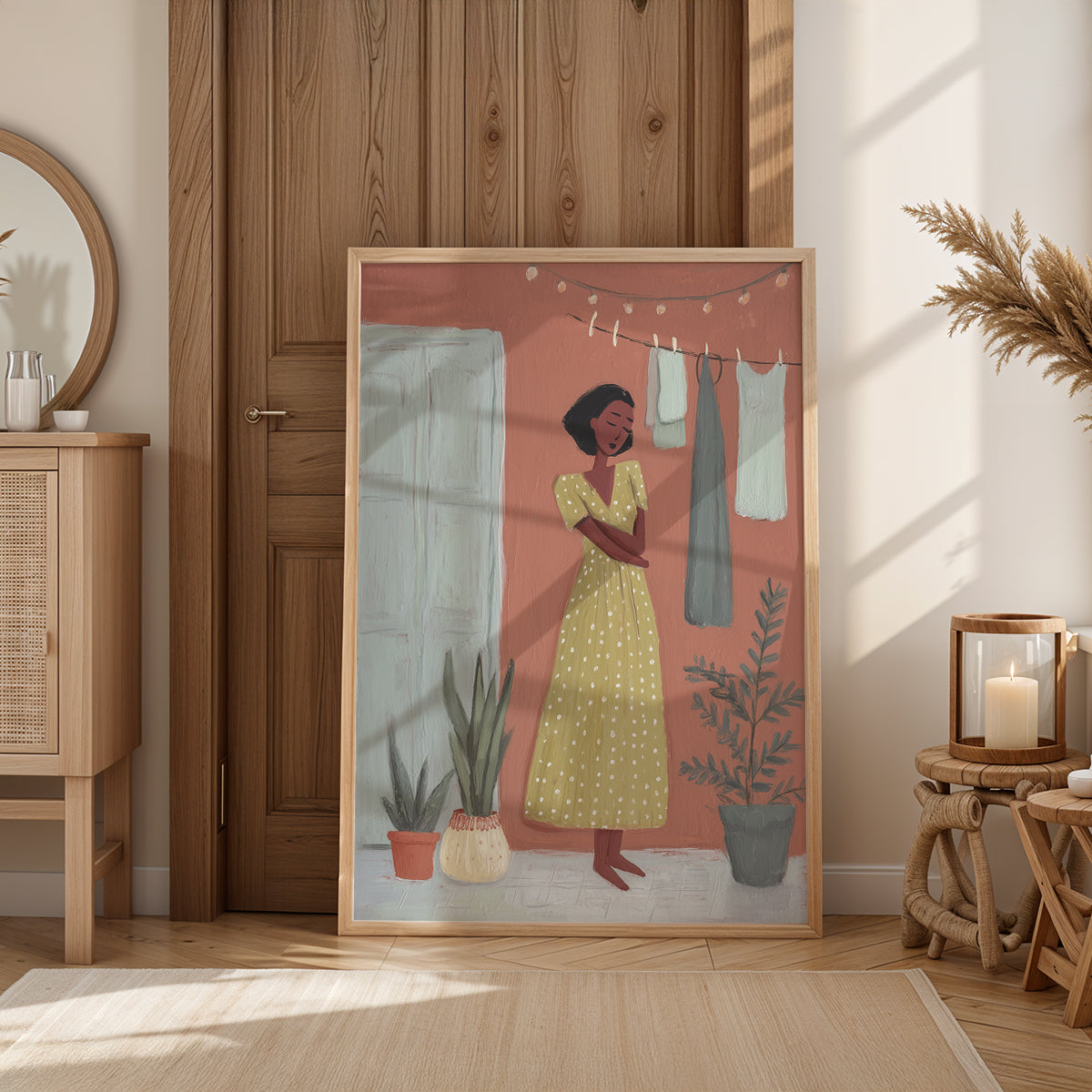 Painting in a Lifestyle Setting