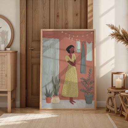 Painting in a Lifestyle Setting