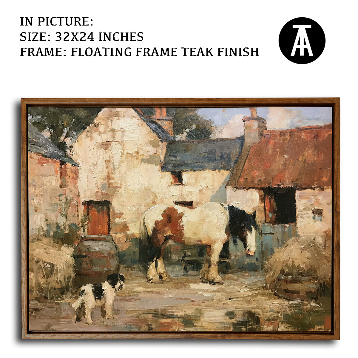 Artwork in Floating Frame