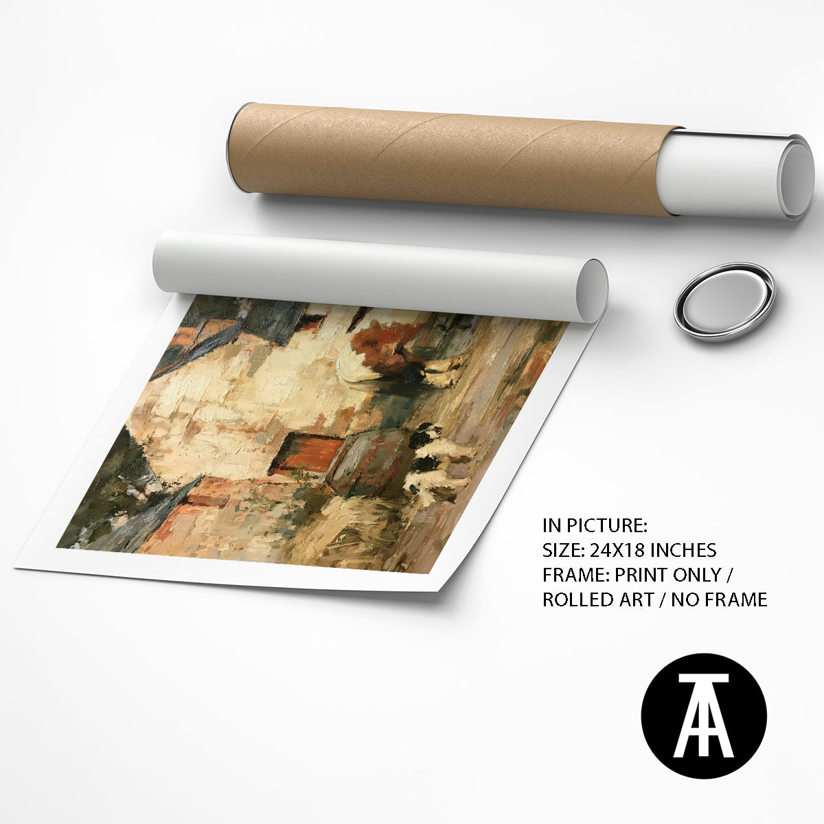 Artwork as Print Only or Rolled Art
