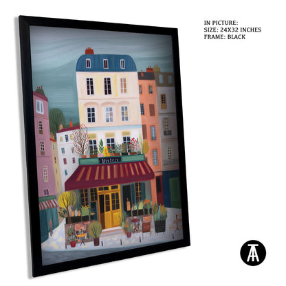 Sample Artwork in Black Frame