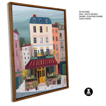Sample Artwork in Floating Frame