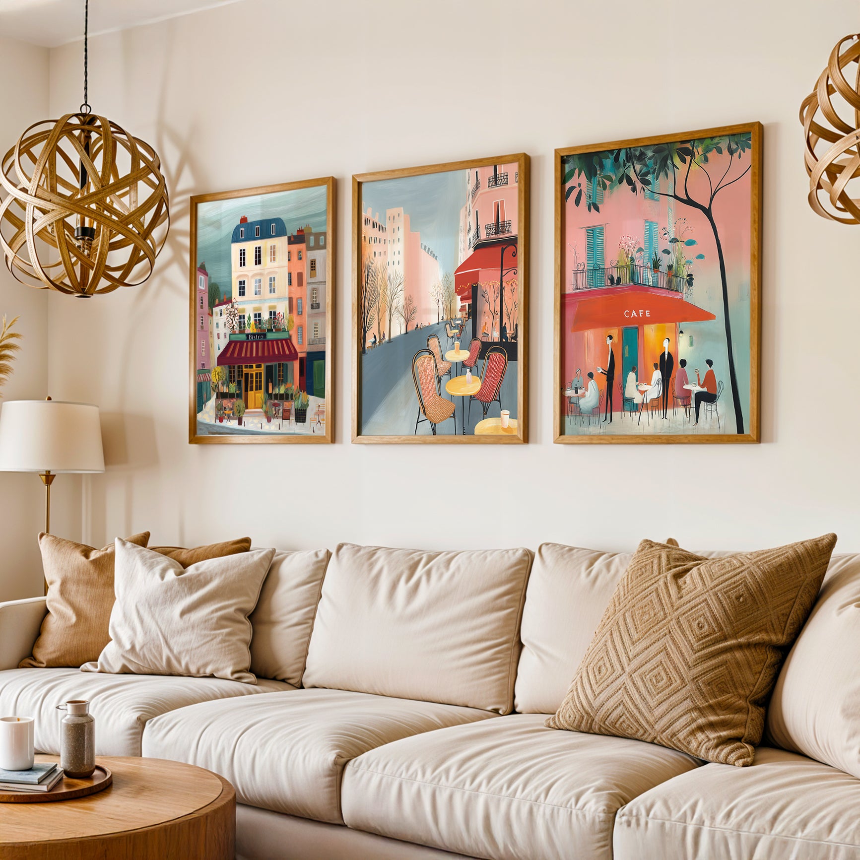 Gallery Wall Set in Lifestyle Setting