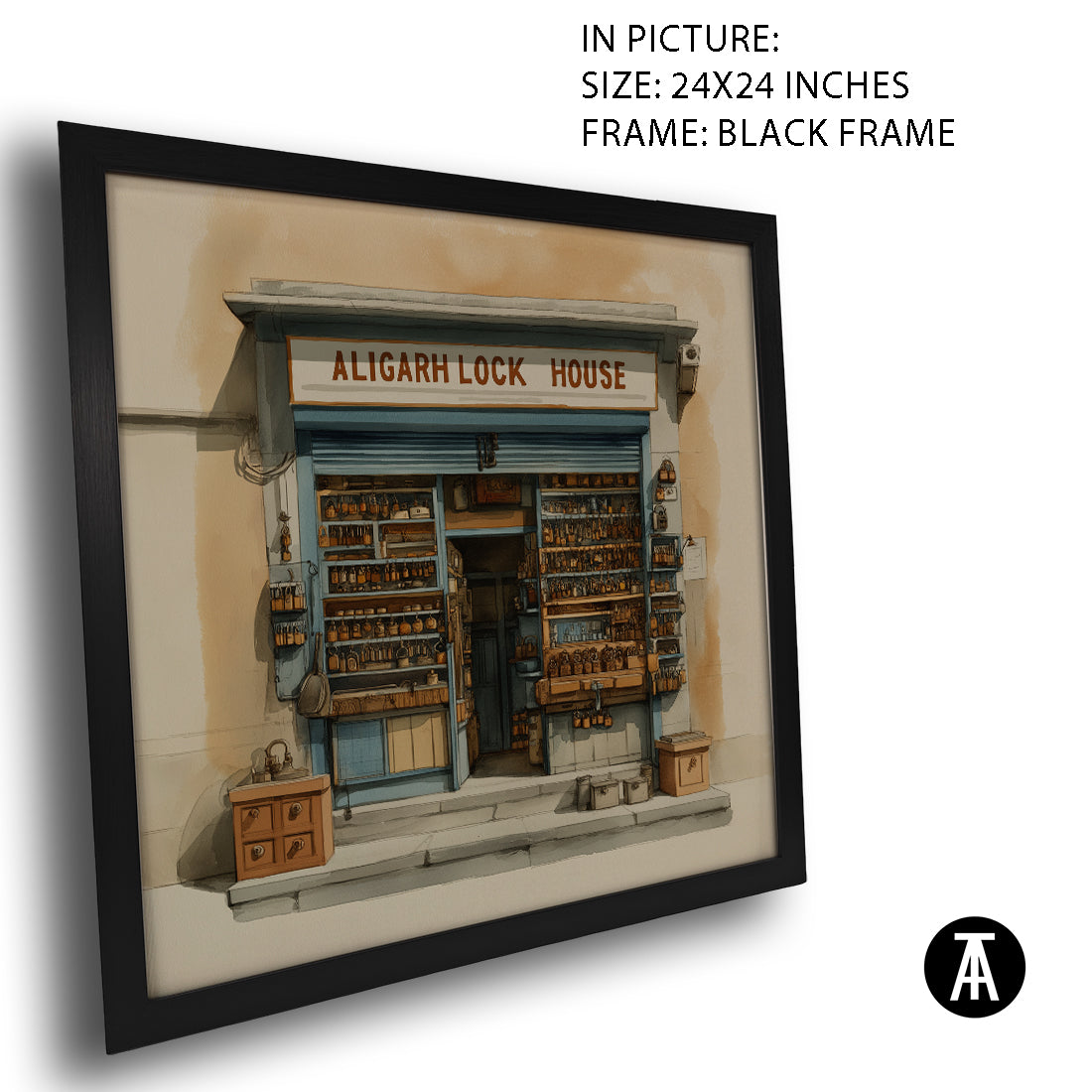 Artwork in Black Frame
