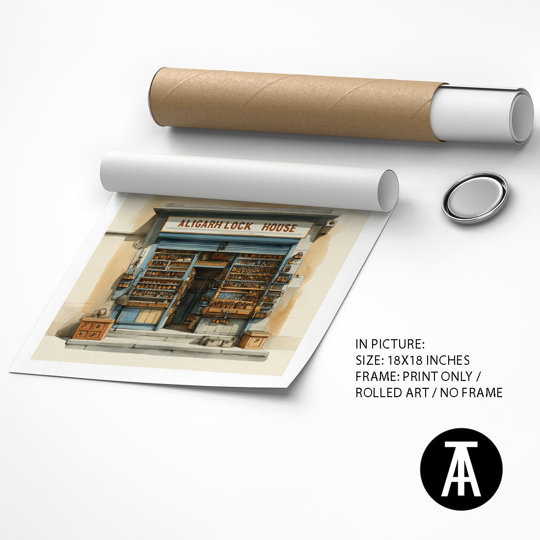 Artwork as Print Only / Rolled Art