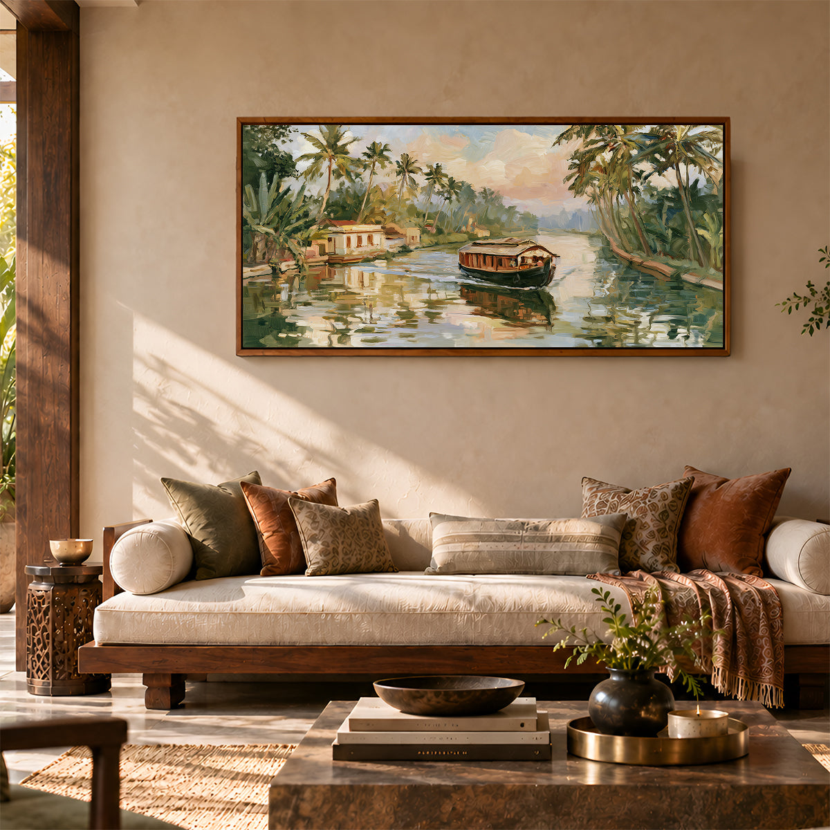 Indian Artwork in a Lifestyle Setting