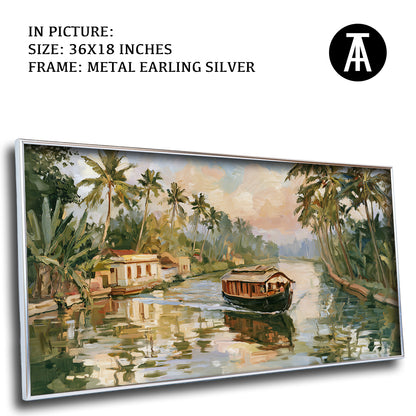 Artwork in Metal Earling Silver Frame