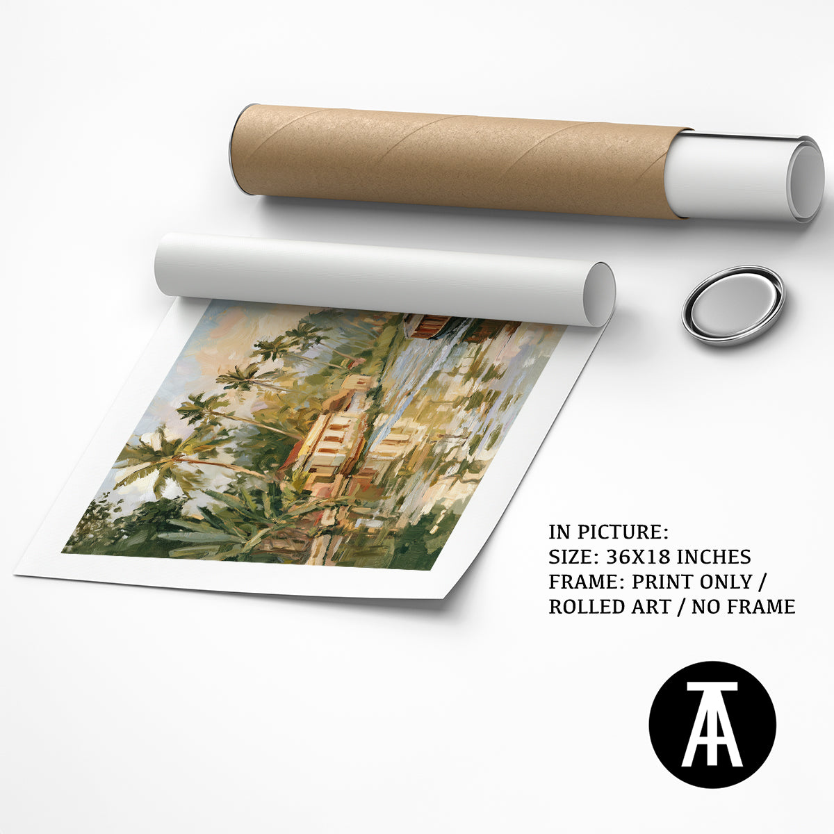 Artwork as Print Only or Rolled Art