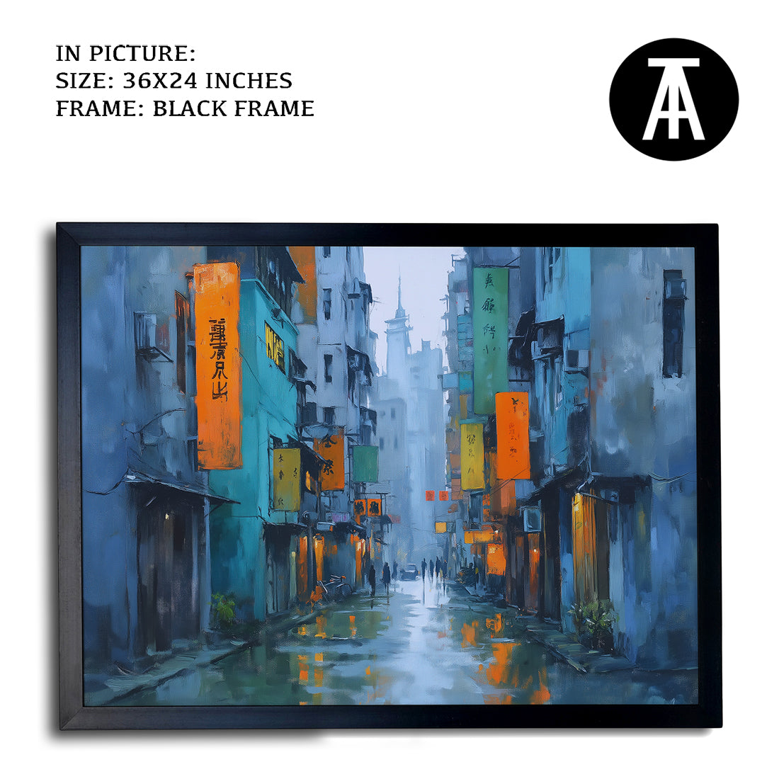Artwork in Black Frame