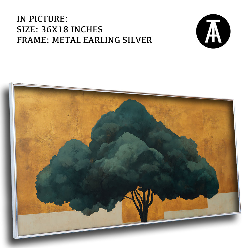 Artwork in Metal Earling Silver Frame