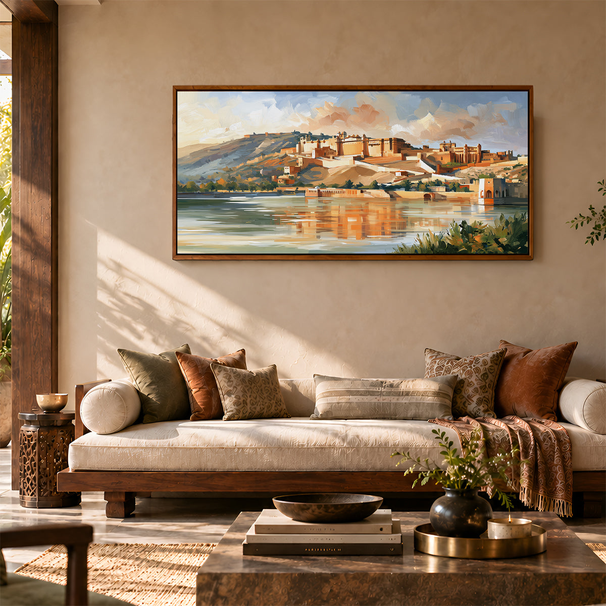 Indian Artwork in a Lifestyle Setting