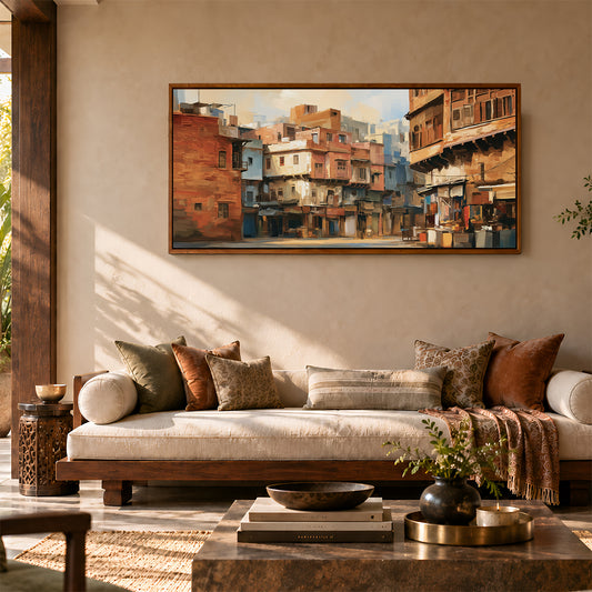 Indian Artwork in a Lifestyle Setting