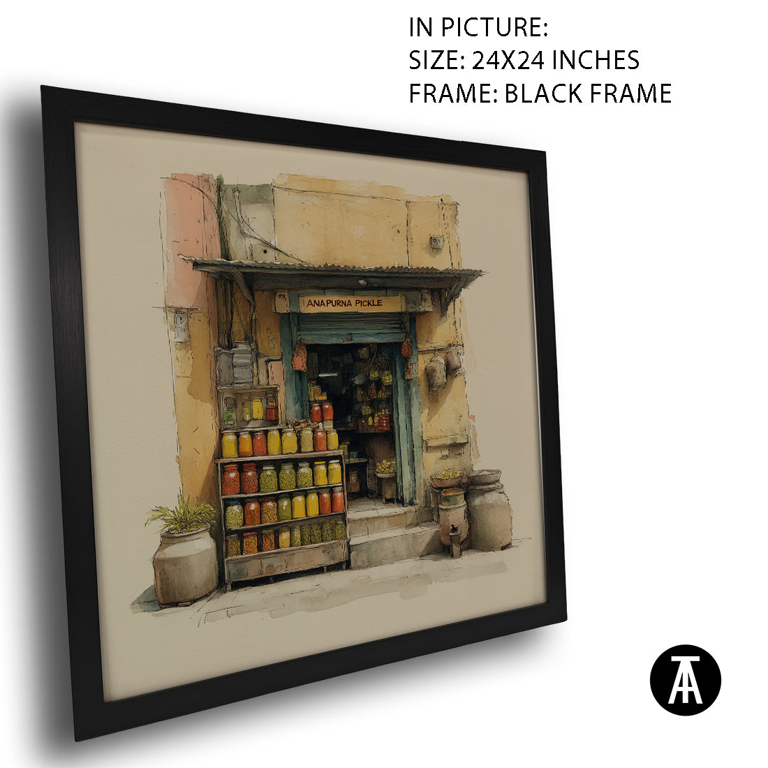 Artwork in Black Frame