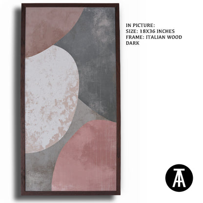 Artwork in Natural Wood Frame