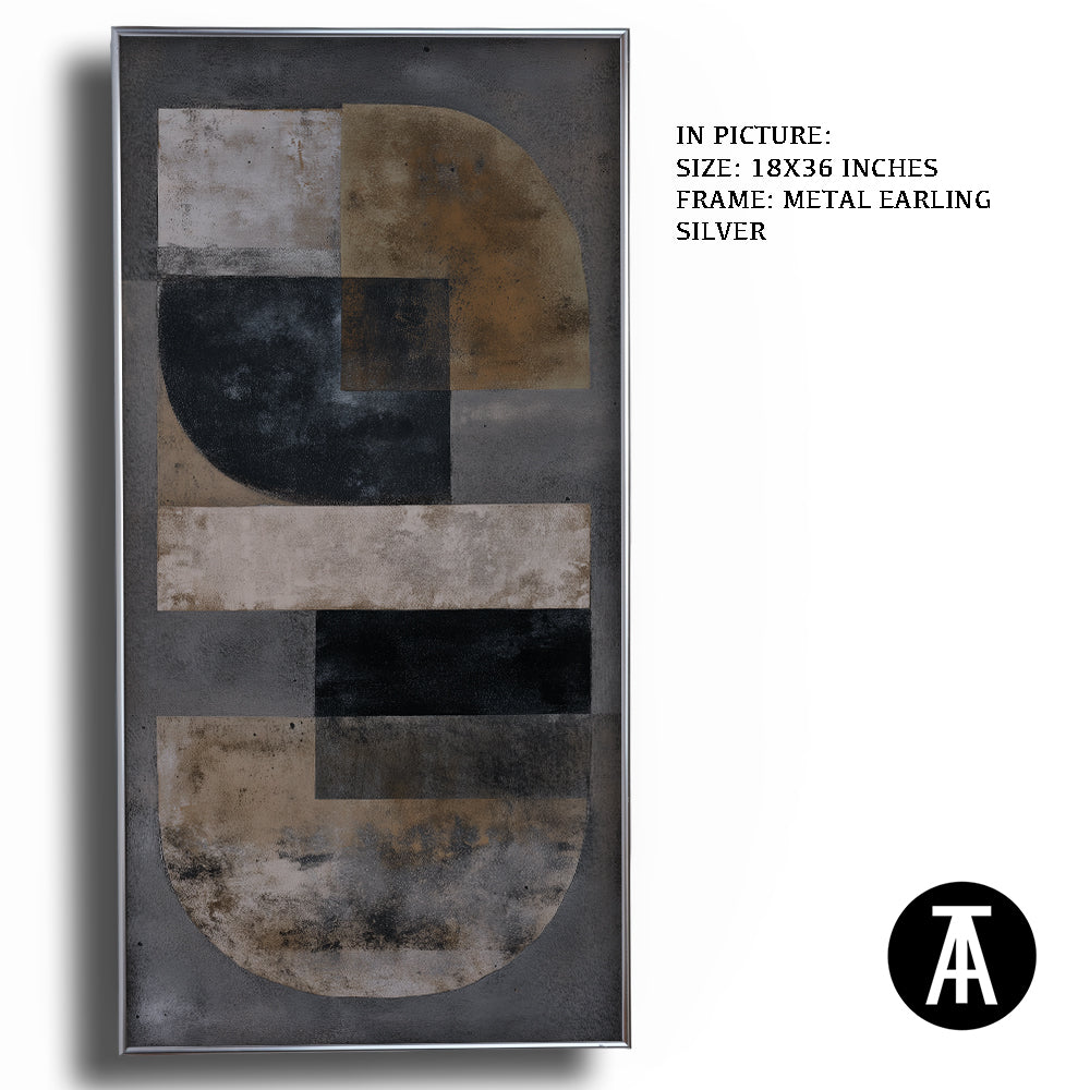 Artwork in Metal Earling Silver Frame