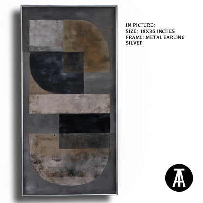 Artwork in Metal Earling Silver Frame