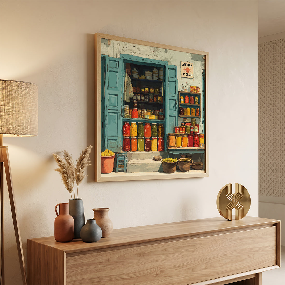 Indian Art in a Lifestyle Setting