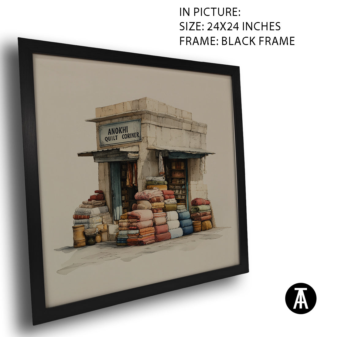 Artwork in Black Frame