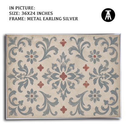 Artwork in Metal Earling Silver Frame