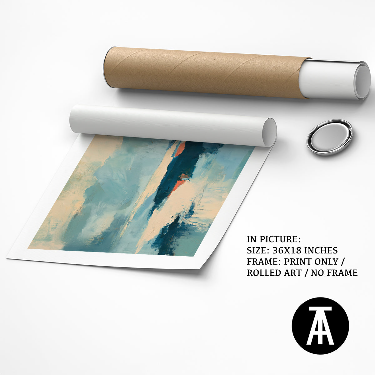 Artwork as Print Only / Rolled Art