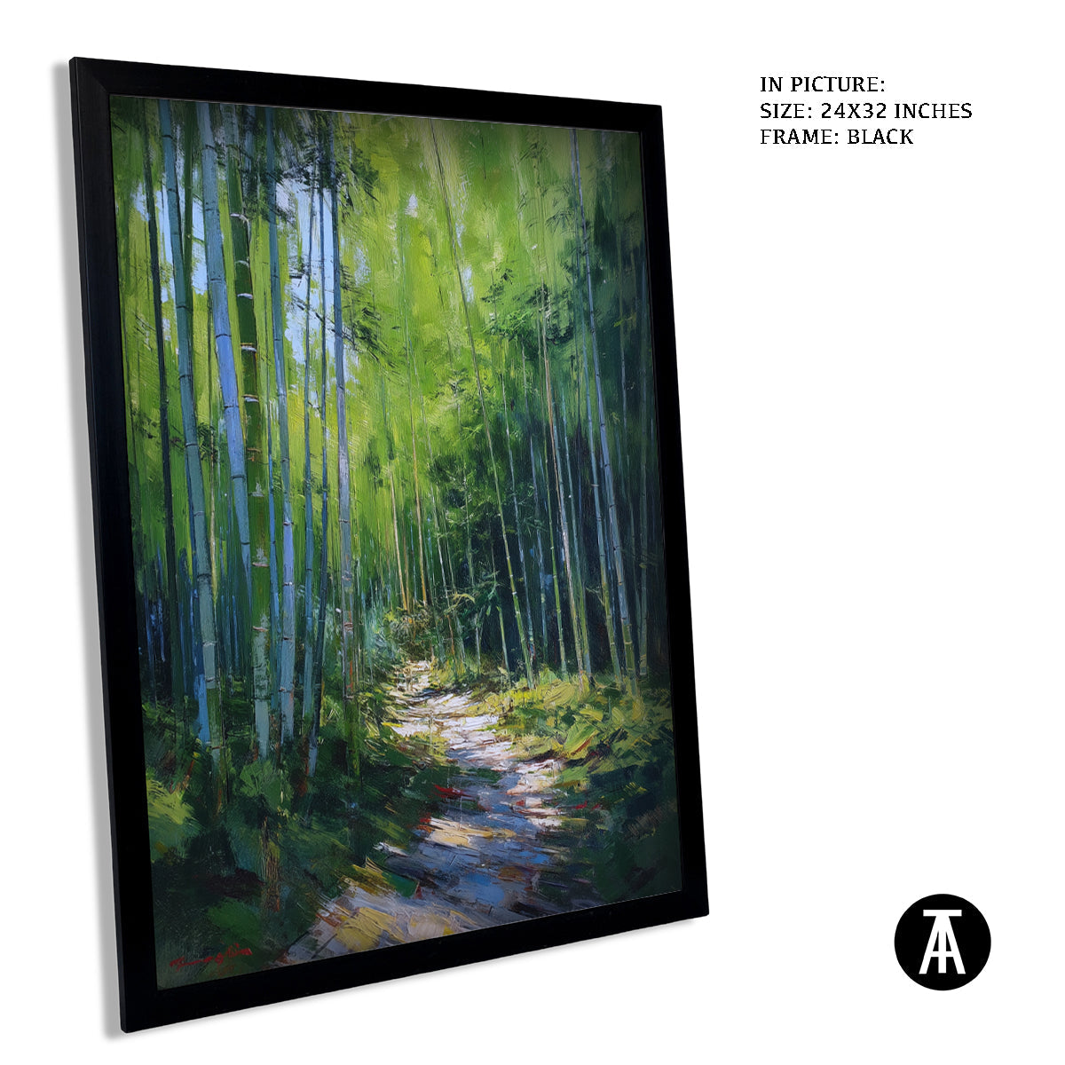 Artwork in Metal Earling Silver Frame