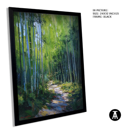 Artwork in Metal Earling Silver Frame