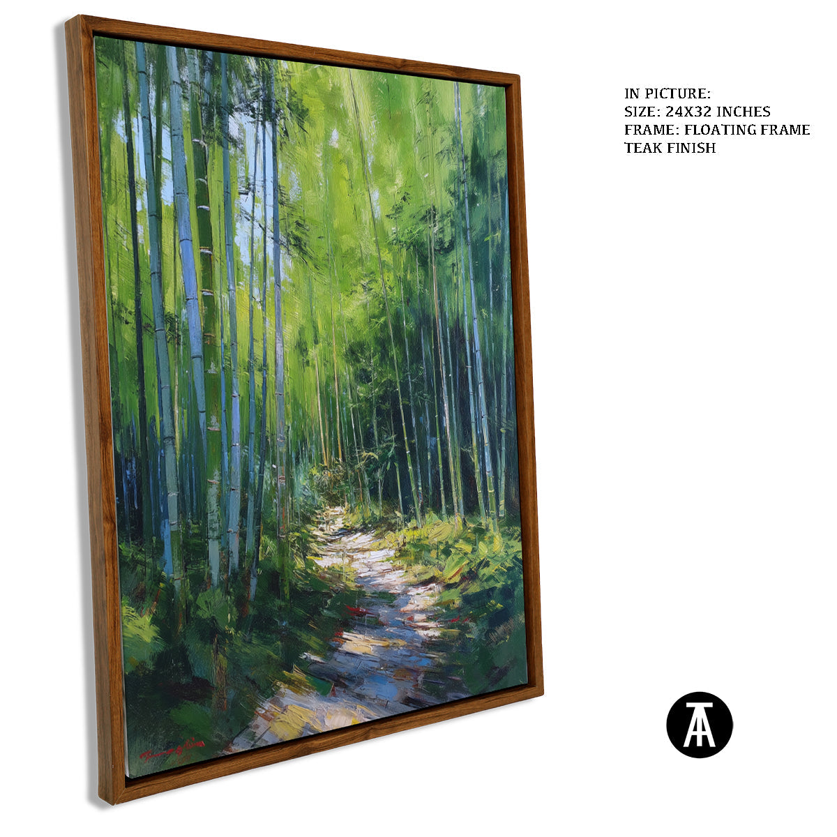 Artwork in Floating Frame