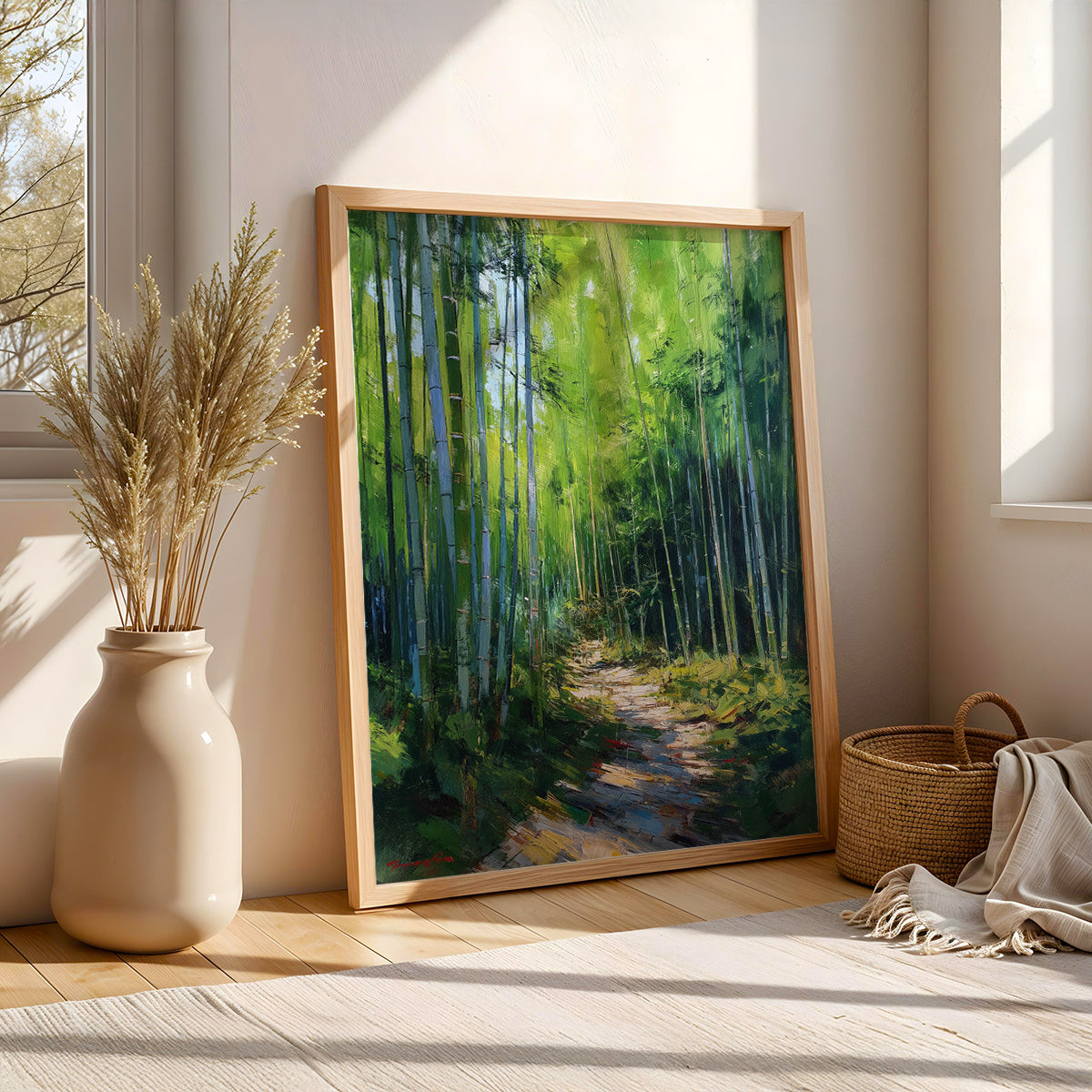 Japanese Painting in a Lifestyle Setting