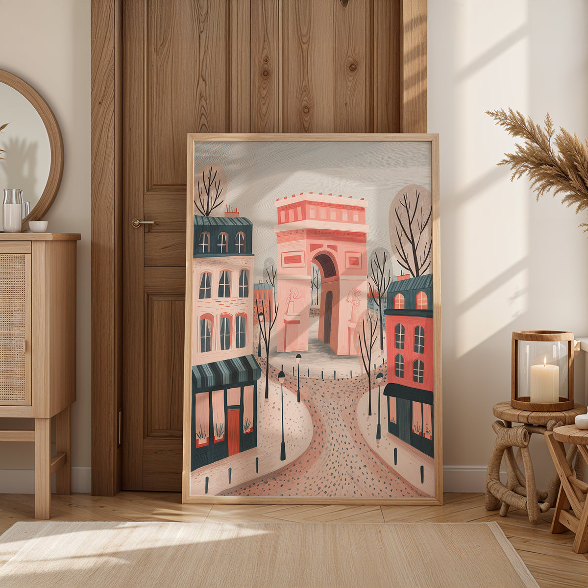 Painting in a Lifestyle Setting