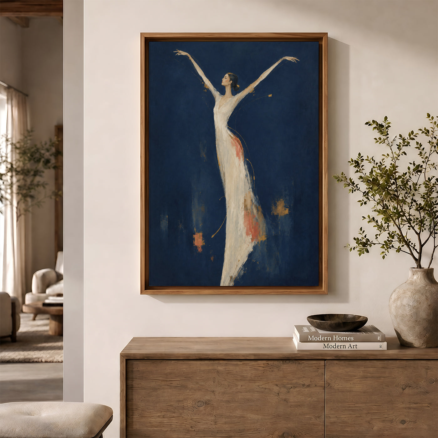 Painting in a Lifestyle Setting