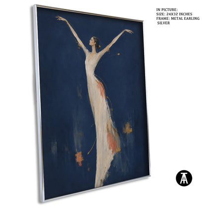 Artwork in Metal Earling Silver Frame