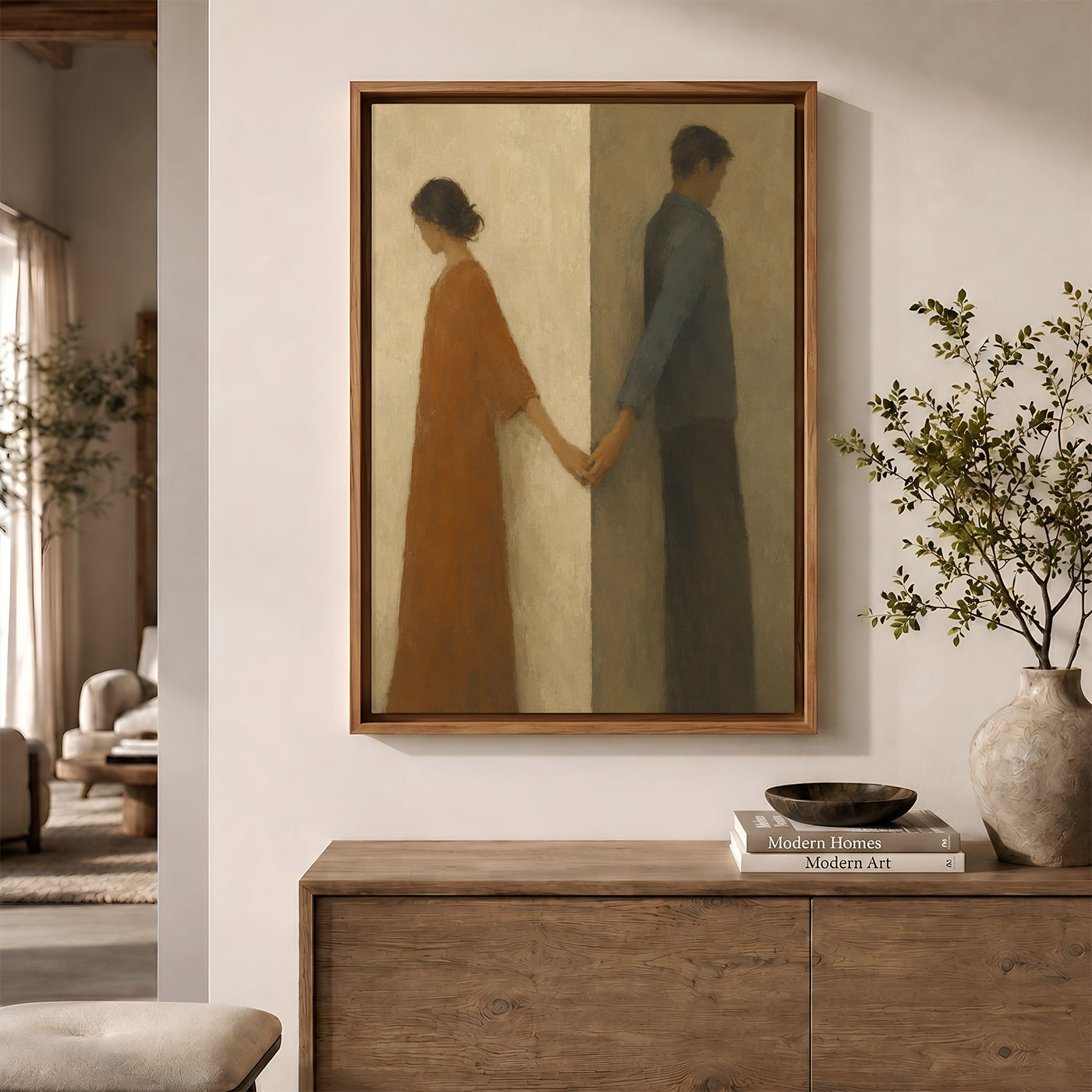 Painting in a Lifestyle Setting