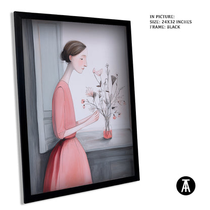 Arranging Flowers by Parisian Pastels