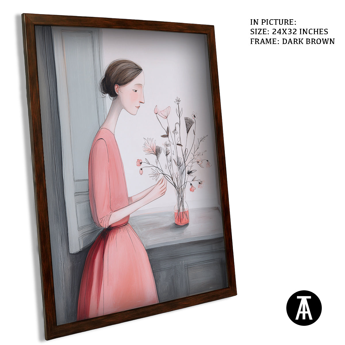 Arranging Flowers by Parisian Pastels