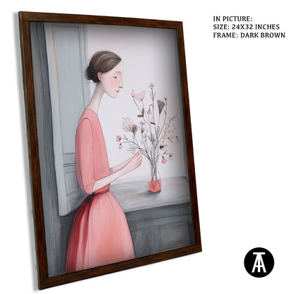 Arranging Flowers by Parisian Pastels