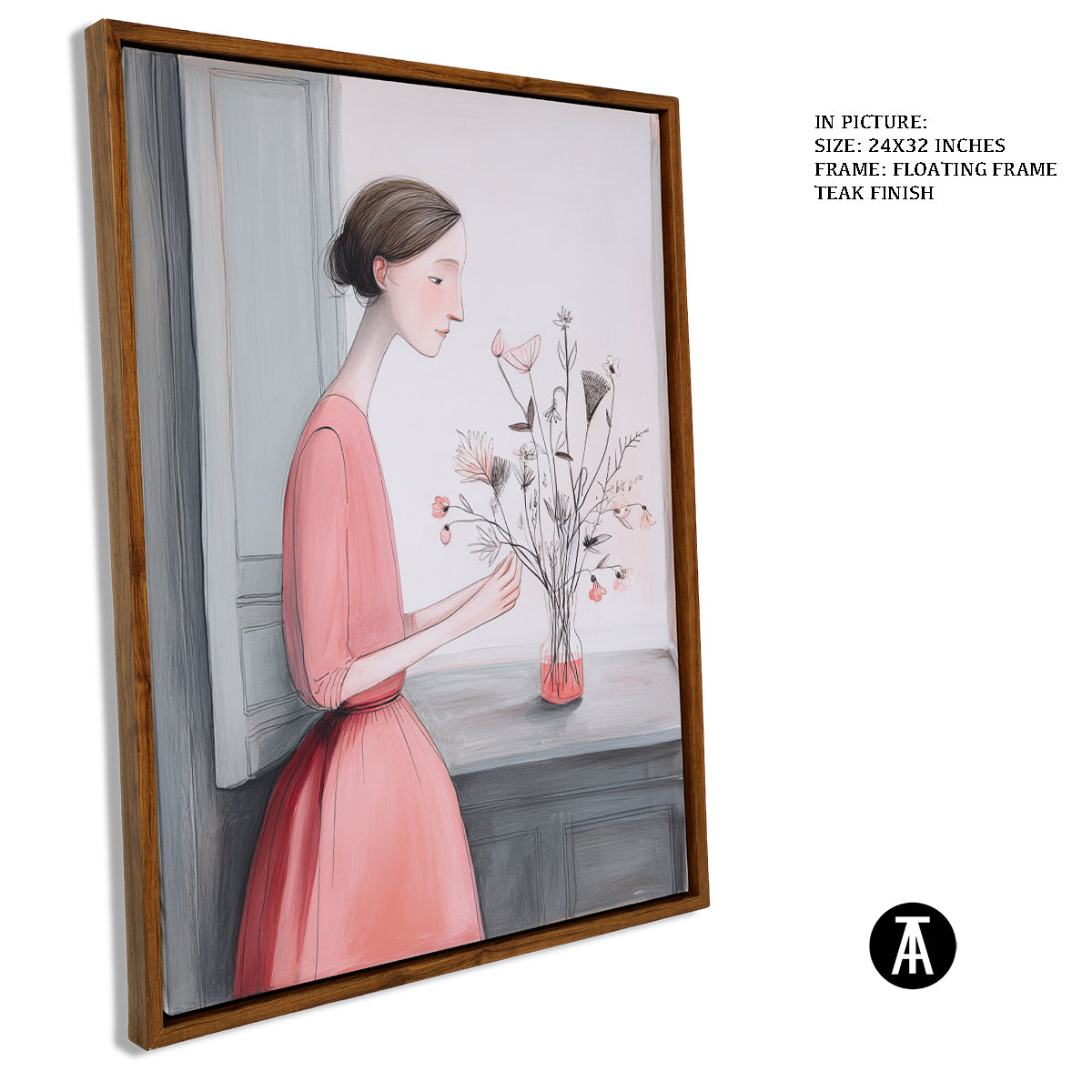 Arranging Flowers by Parisian Pastels