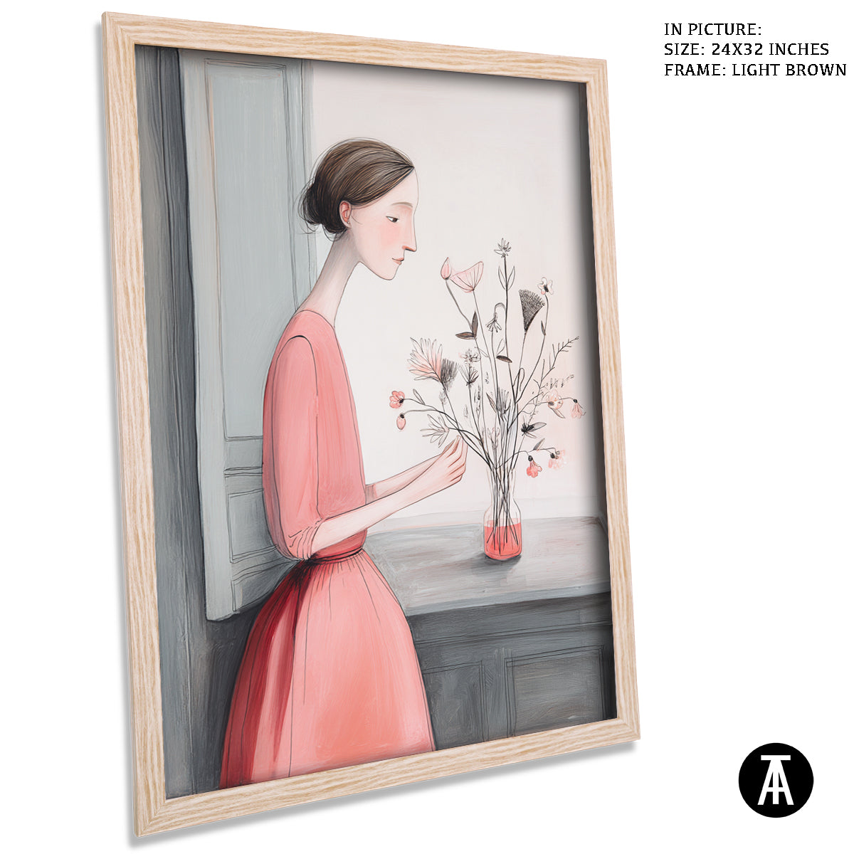 Arranging Flowers by Parisian Pastels