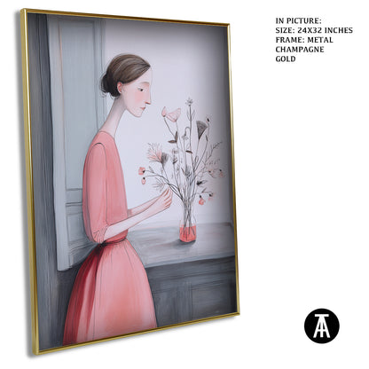 Arranging Flowers by Parisian Pastels