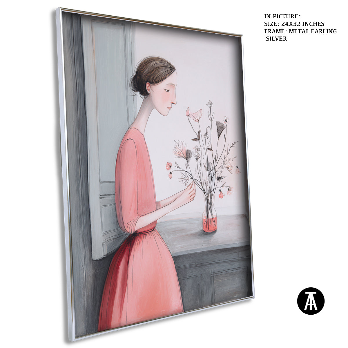 Arranging Flowers by Parisian Pastels