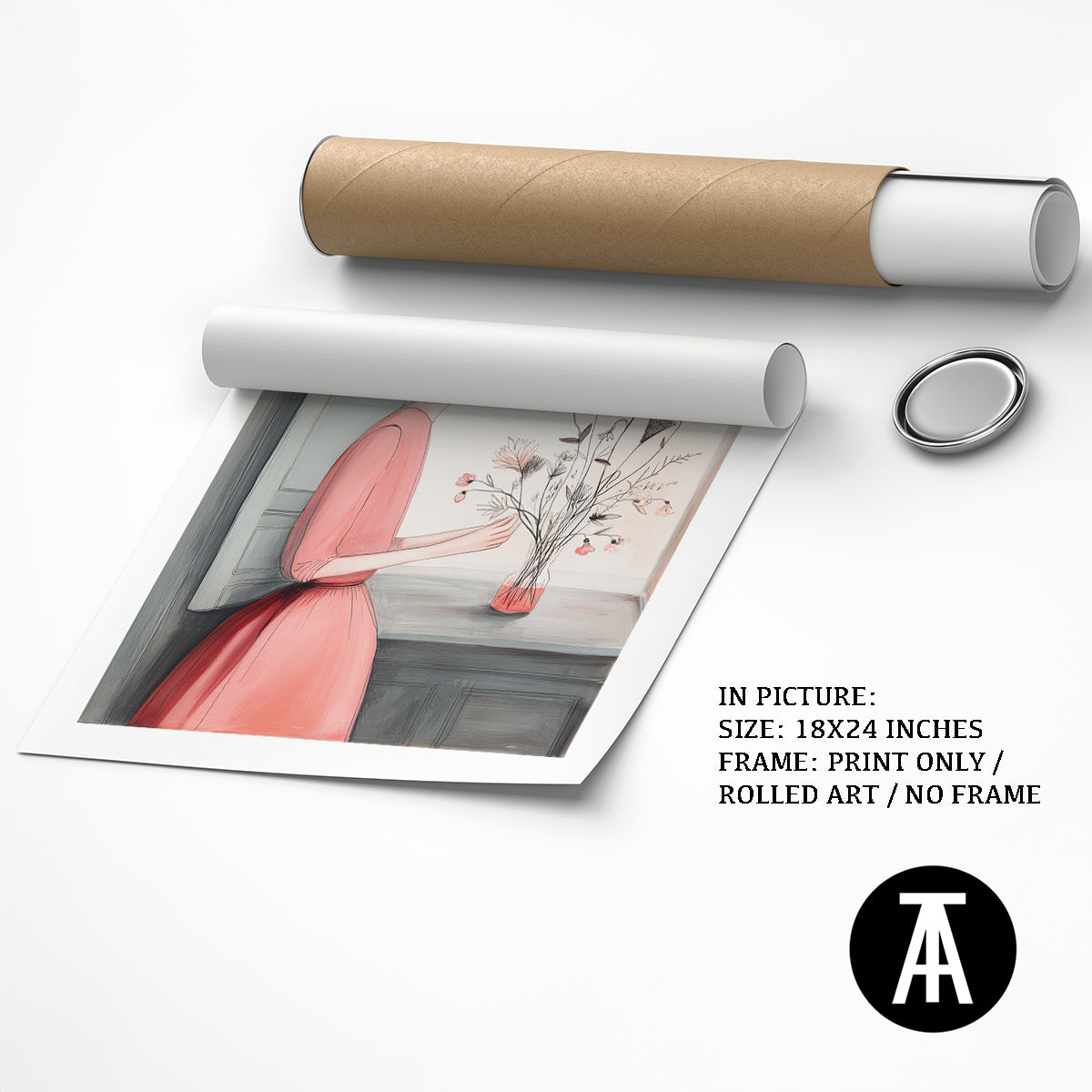 Arranging Flowers by Parisian Pastels