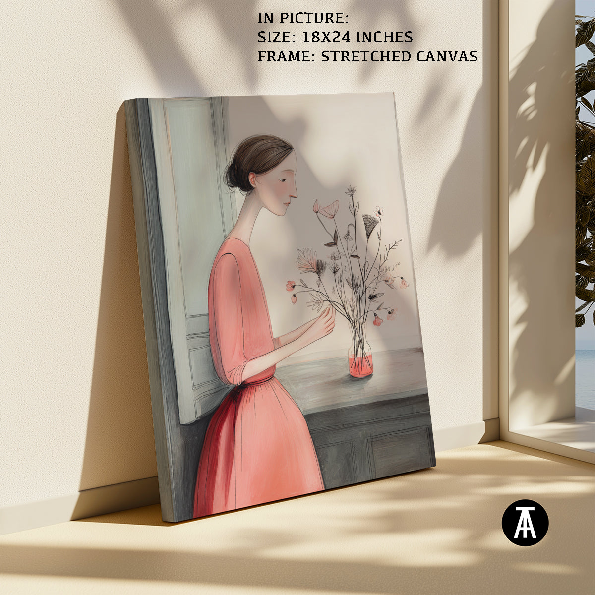 Arranging Flowers by Parisian Pastels