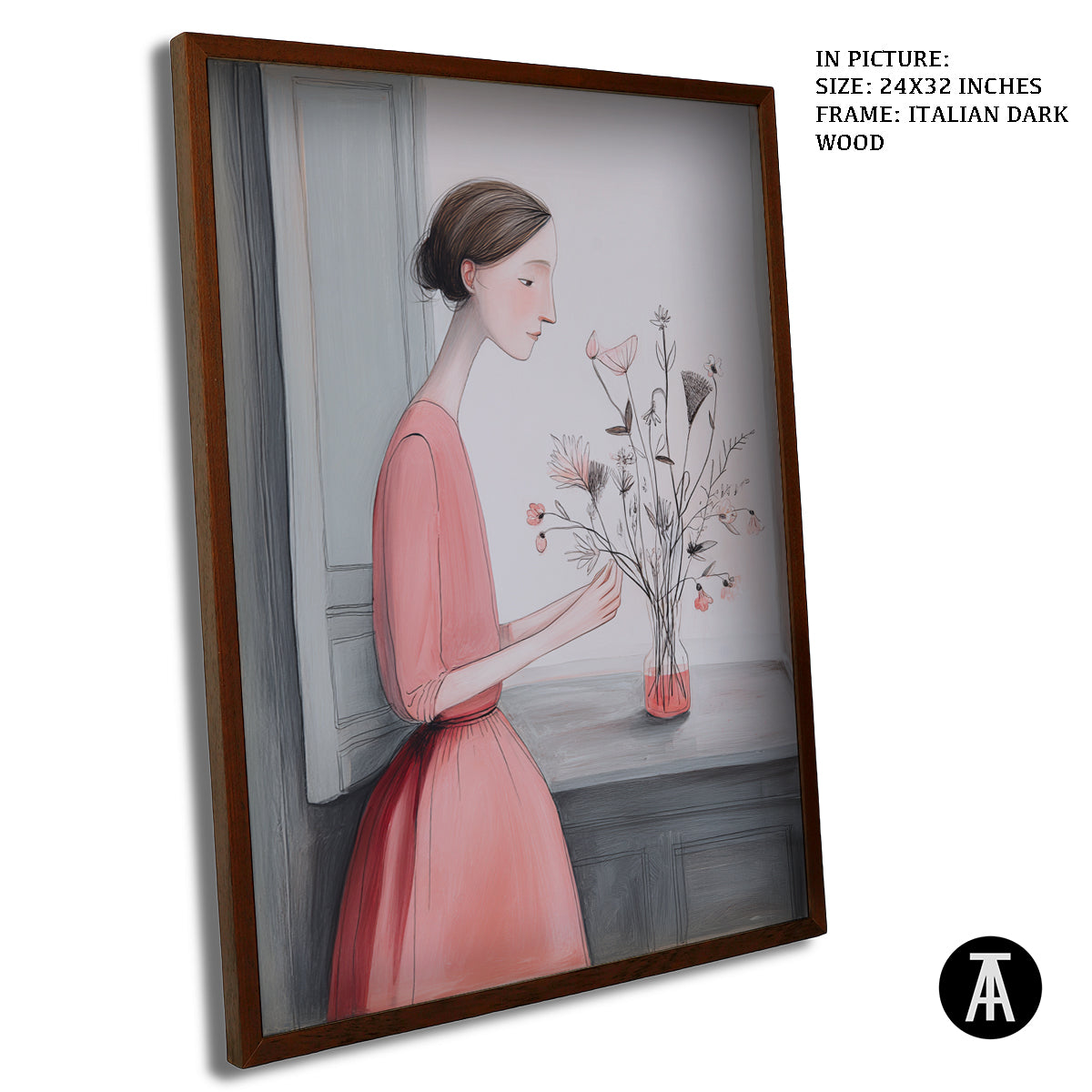 Arranging Flowers by Parisian Pastels