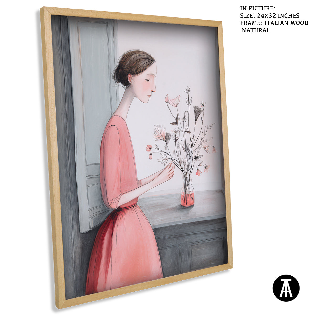 Arranging Flowers by Parisian Pastels