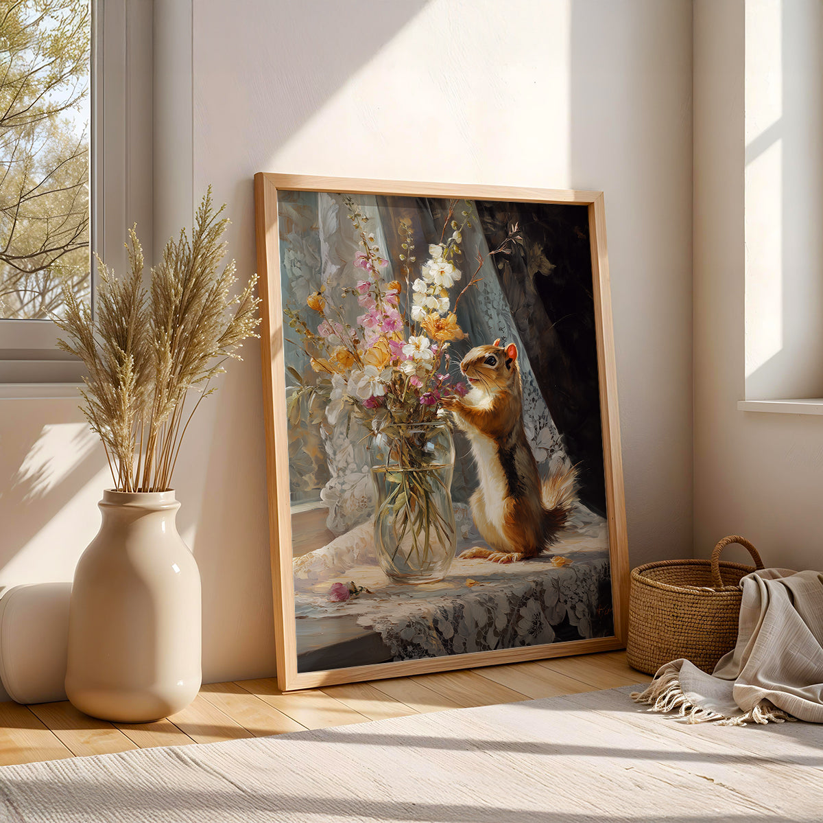 Painting in a Lifestyle Setting