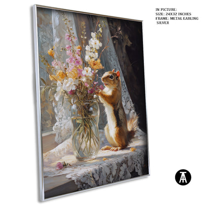 Artwork in Metal Earling Silver Frame