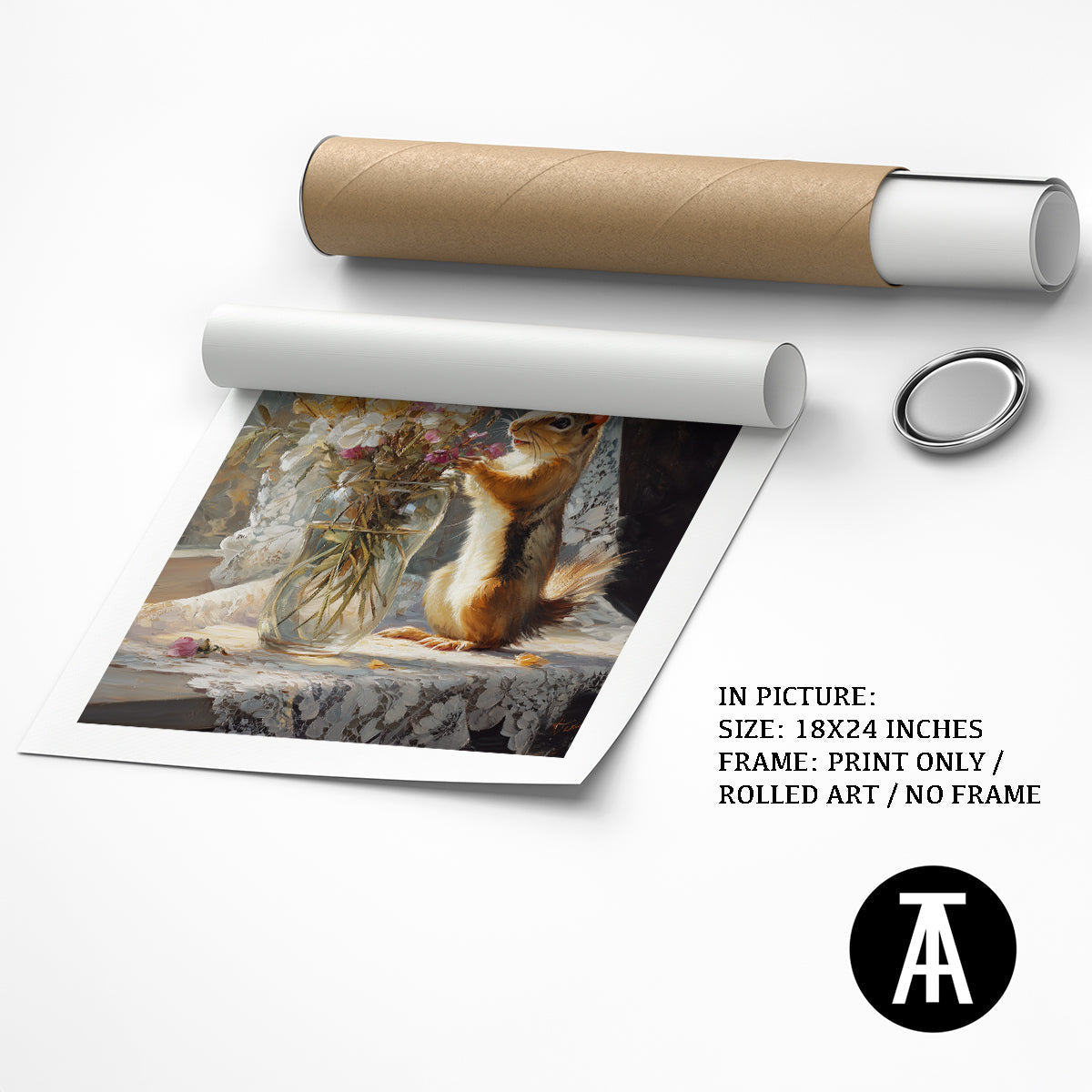 Artwork as Print Only or Rolled Art