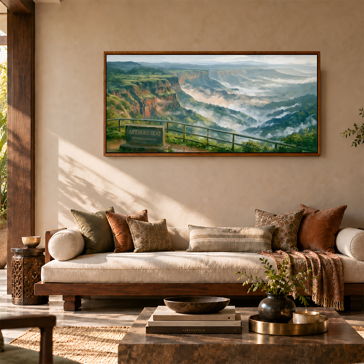 Indian Artwork in a Lifestyle Setting