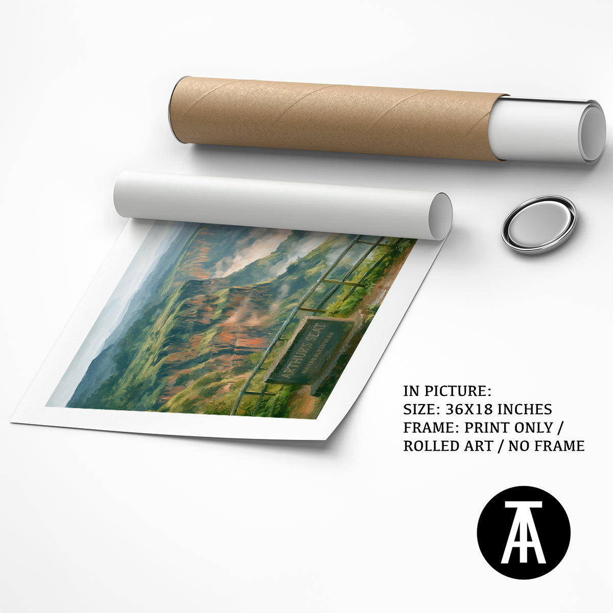 Artwork as Print Only or Rolled Art