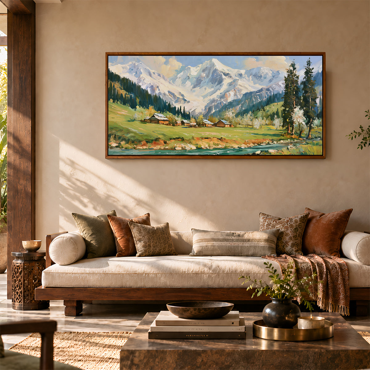 Indian Artwork in a Lifestyle Setting