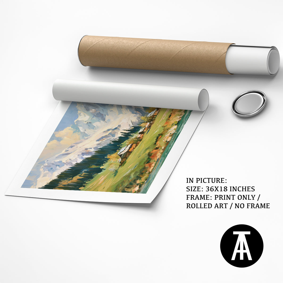 Artwork as Print Only or Rolled Art